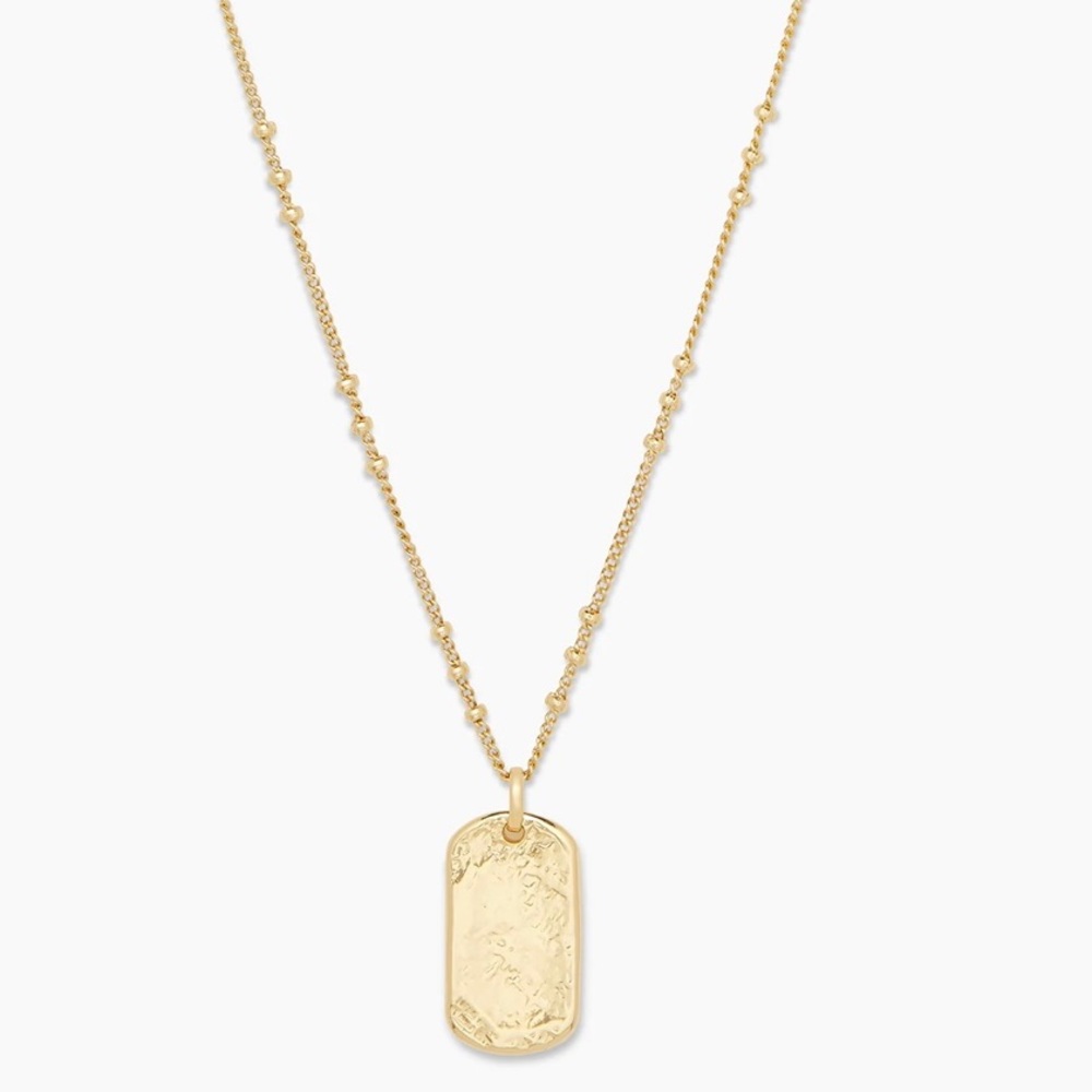 Gorjana Griffin Dog Tag Necklace